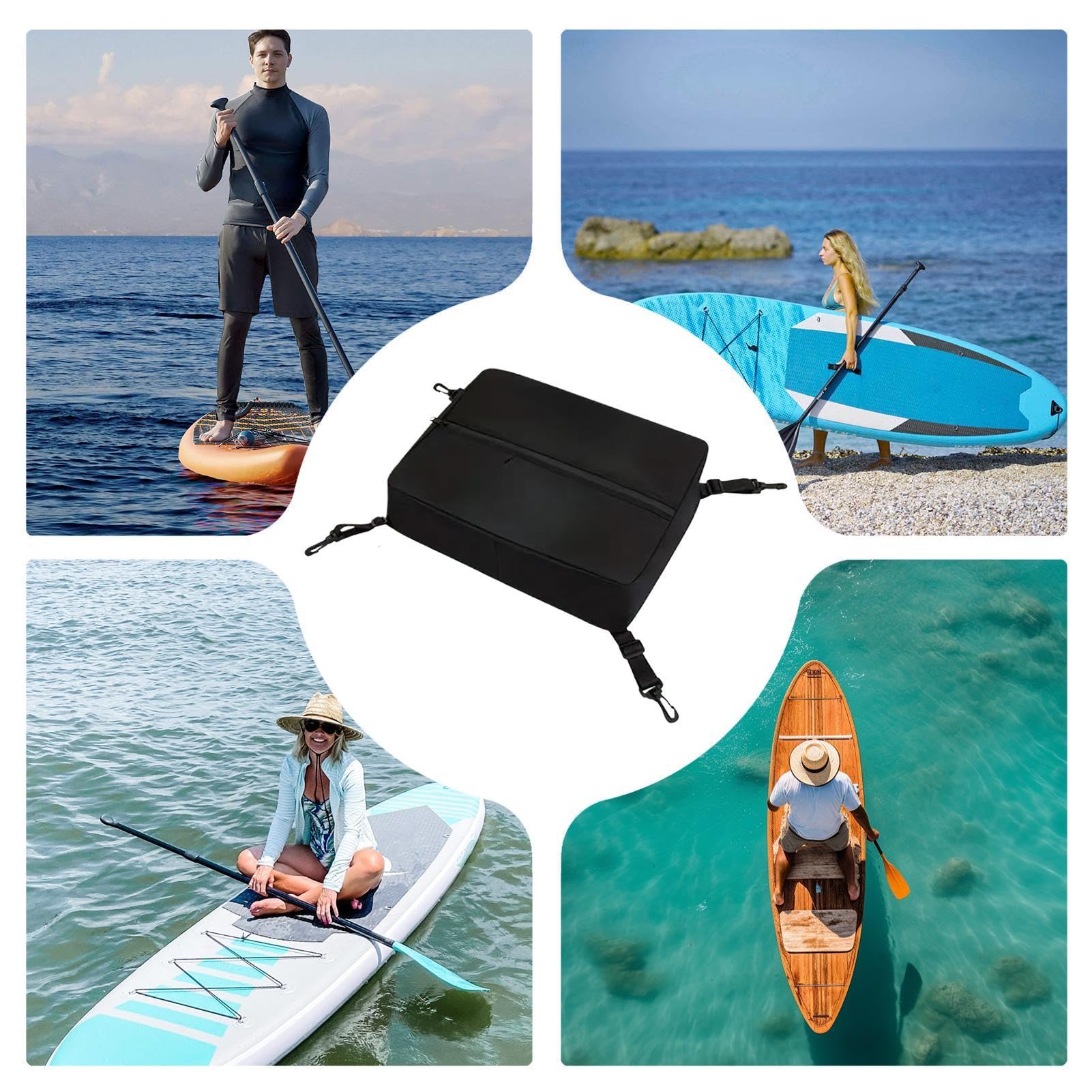 Paddleboard-Kühltasche – Paddle-Board-Kühltasche Mit Großem Fassungsvermögen | Wasserdichte Paddle-Board-Kühltasche | Sup-Kühler | Kühldecktasche | Camping Cooler Soft Cooler Isolierte Tasche Mit Saug