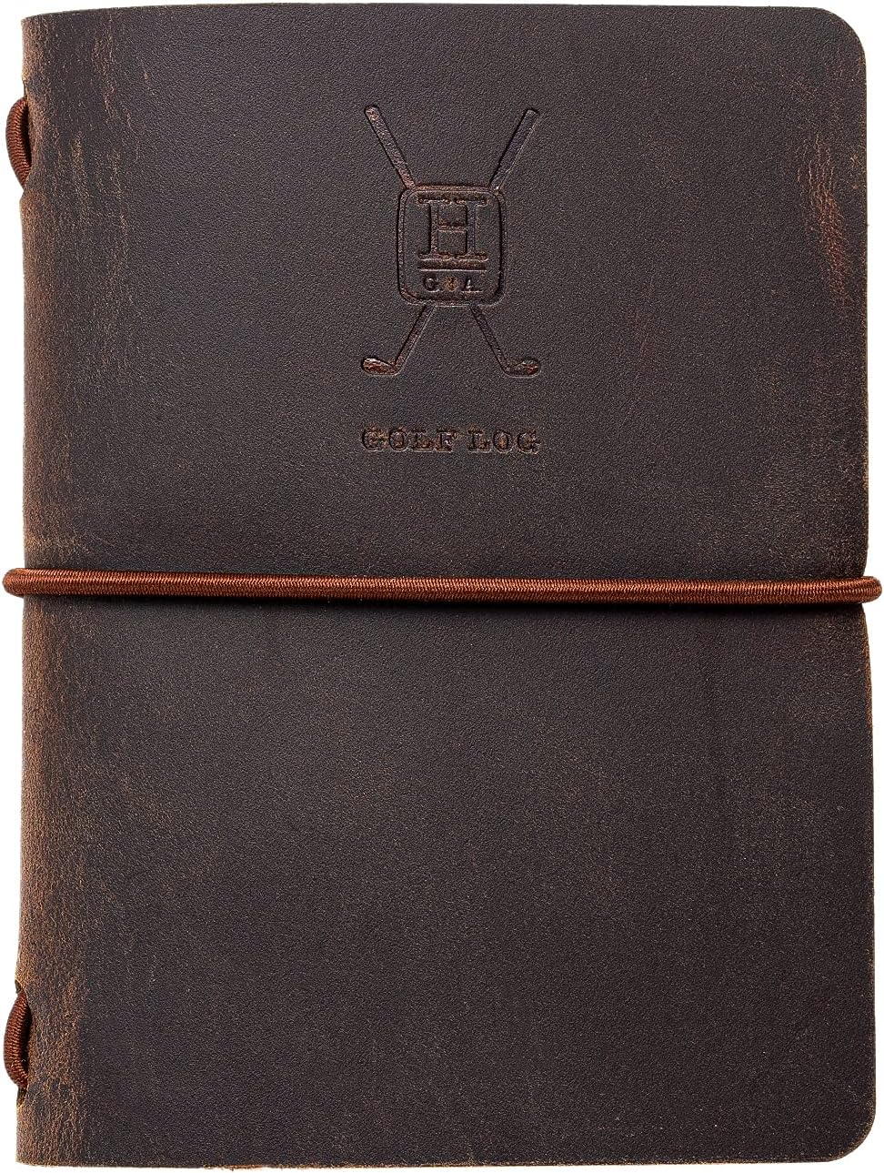 Handy Picks Leather Golf Log Book, Handmade n Refillable, Golf Log n