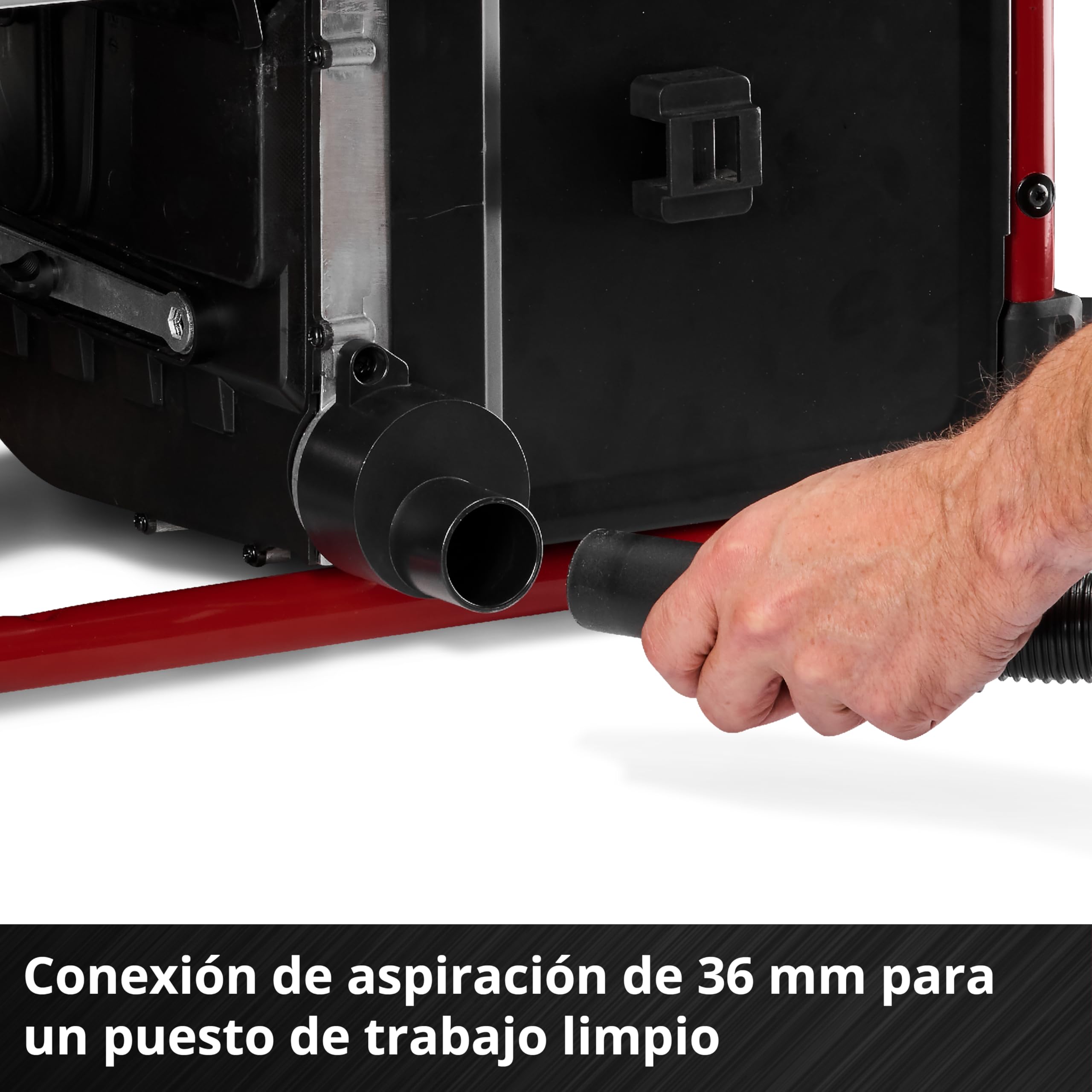 Einhell Sierra circular de mesa a batería TE-TS 36/10 T Li-Solo | PXC | 36 V | altura corte 89 mm | Ø 254 mm | Inclinación de la hoja sierra 45° | Tope angular | Tope paralelo | Sin batería