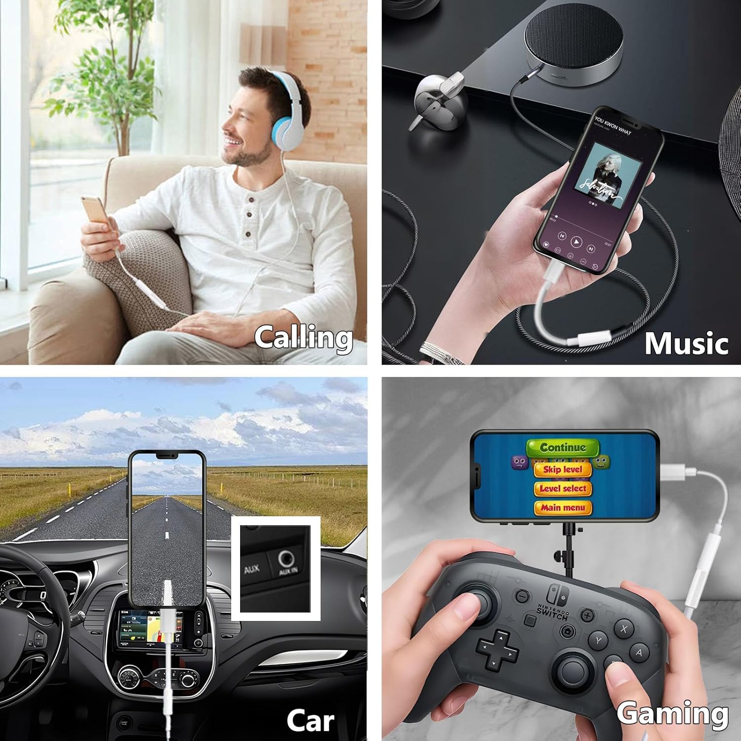 USB C Headphone Adapter iPhone 17 Dongle Type C to 3.5mm Jack Audio Adapter iPhone 16 USBC to Aux Adapter Compatible with iPhone 15, MacBook Pro/Air, Chromebook, Galaxy 2 Pack - Image 7