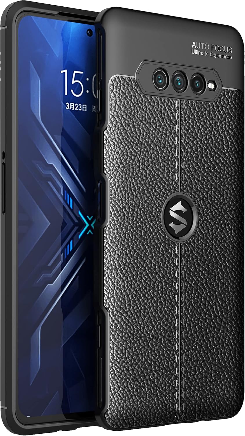 BAIDIYU Funda para Xiaomi Black Shark 4, Antiarañazos, Funda Parachoques TPU Delgada Prueba Golpes, Protección Flexible, Funda Carcasa para Xiaomi Black Shark 4.(Negro)