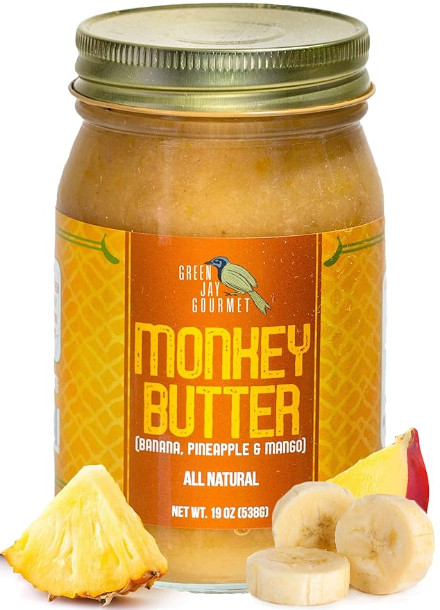 Green Jay Gourmet Monkey Butter AllNatural, GlutenFree