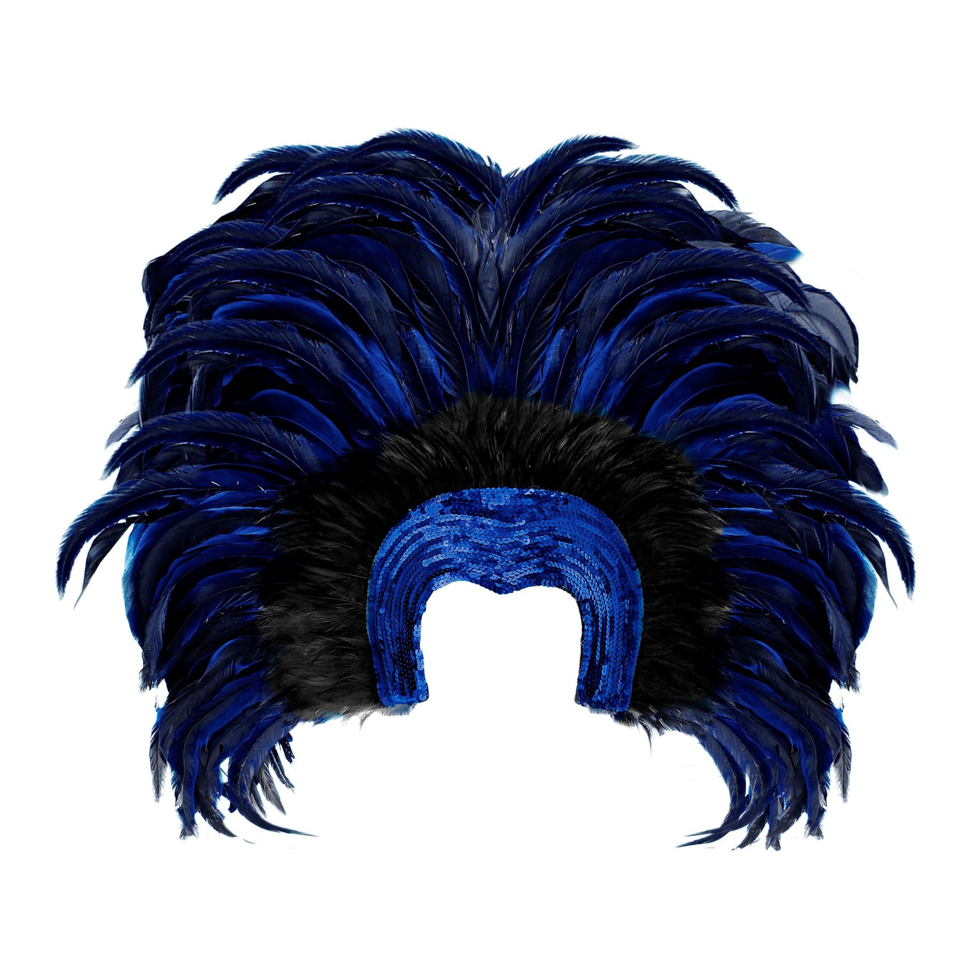 W WIDMANN MILANO Party Fashion -Federkopfschmuck Brazil, Samba, Hut, Kopfschmuck, Accessoire, Mottoparty, Karneval