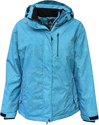 snow jacket womens plus size