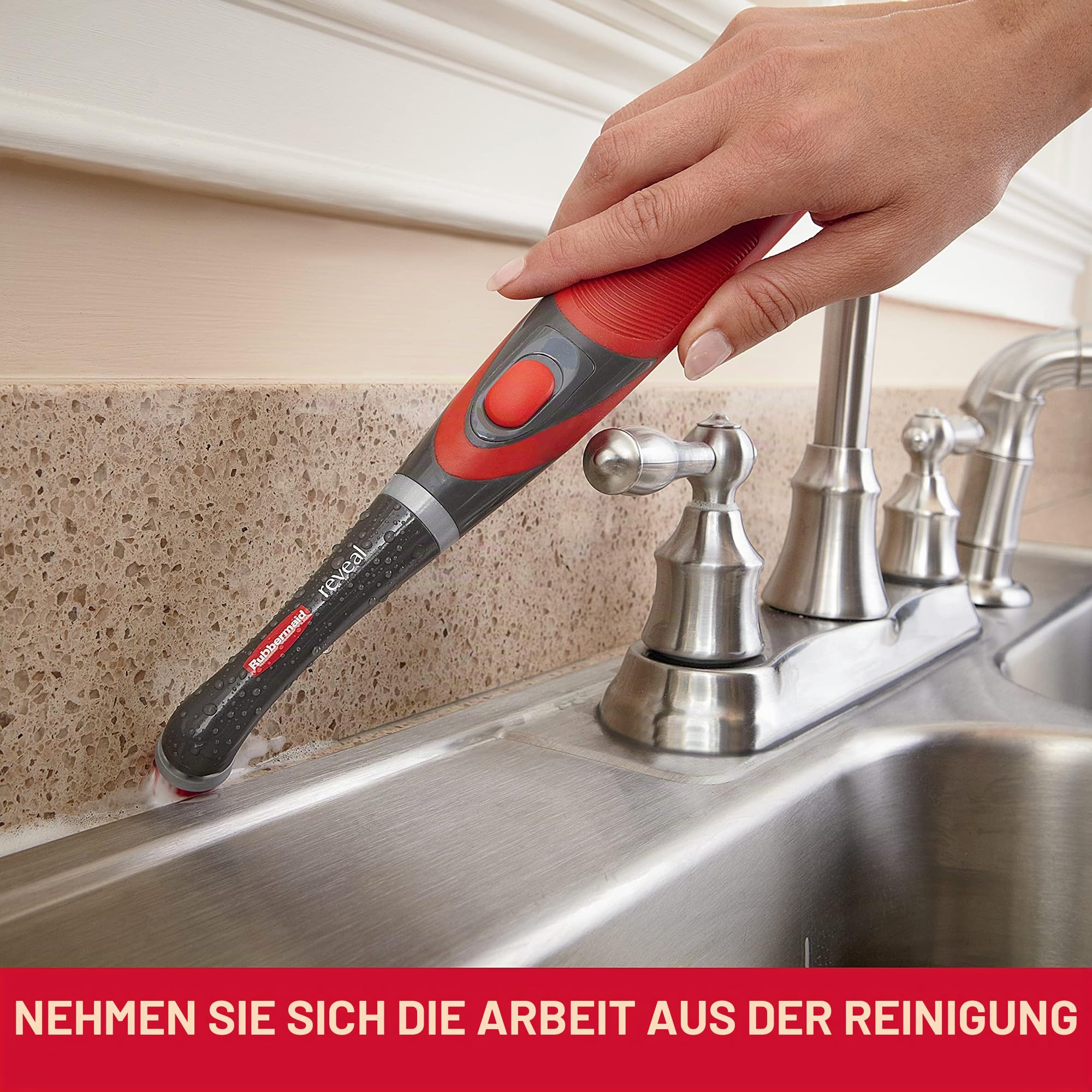 Rubbermaid Reveal Power Scrubber mit 1,27 cm Reinigungskopf (1839685)