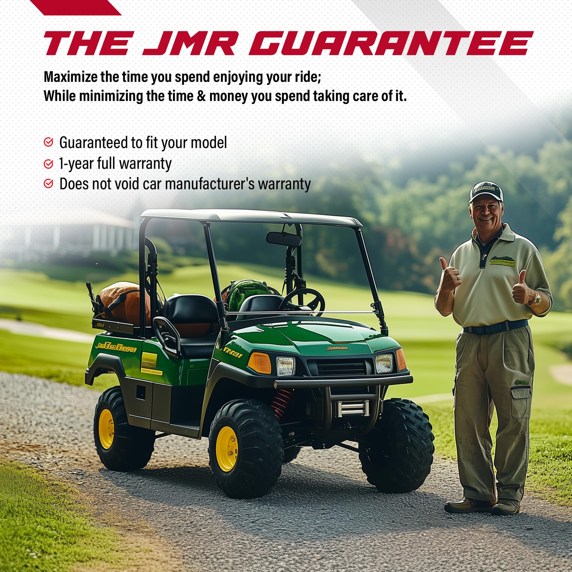 JMR Battery Charger for John Deere Gator Buck DB120 Timberjack All Models Trickle Charger Conditioner Maintainer (No Lithium Mode)
