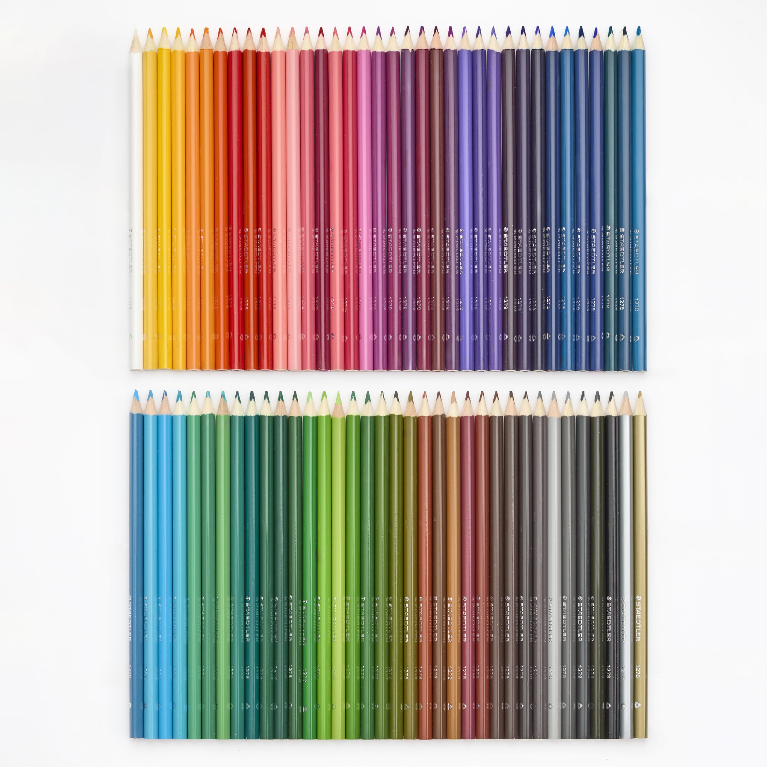 Staedtler Buntstifte, dreieckiger Schaft, 4 mm, 72 Stück (1278CM72A6)