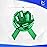 Mata1-USA - Huge Car Bow - Green, 18 Inch - Big Gift Wrapping Bow for Large Gift Decoration - Giant Size for Indoor & Outdoor Use - 20 Loops & 4 Stickers