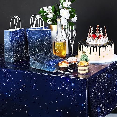 Miniatura 4 de 16 bolsas de fiesta de galaxia, bolsas de recuerdo de fiesta espacial, bolsas de regalo de noche estrellada, bolsas de dulces de galaxia,