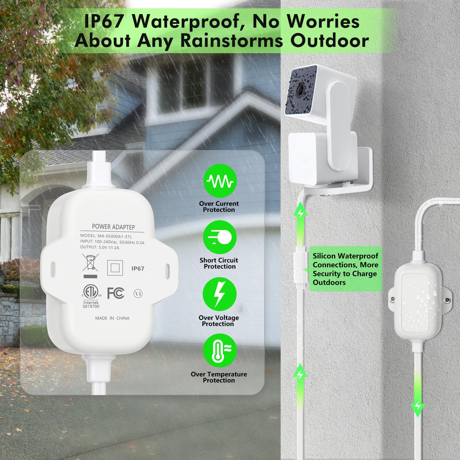 Power Supply Wyze Cam Power Wyze Cam V2 Home Depot Power Cable