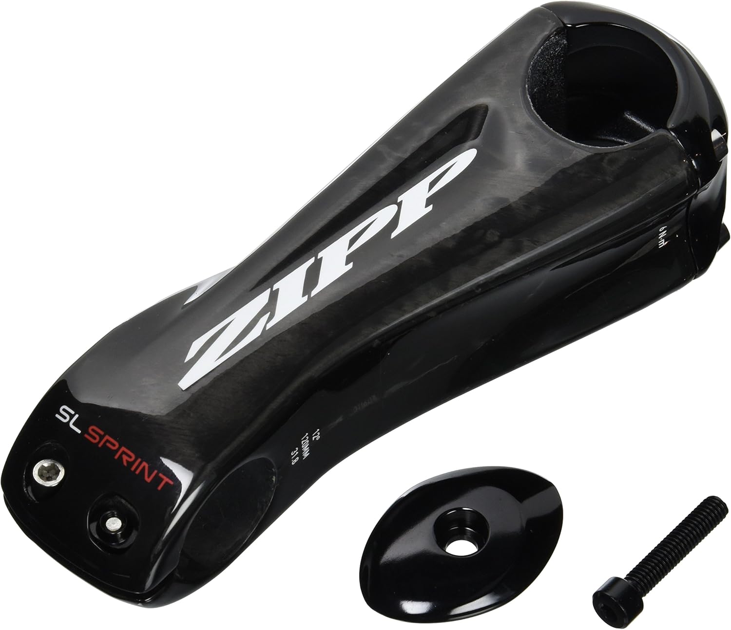 Zipp Sl Sprint Stem Noir 90 Mm / 12º 00.6518.022.000