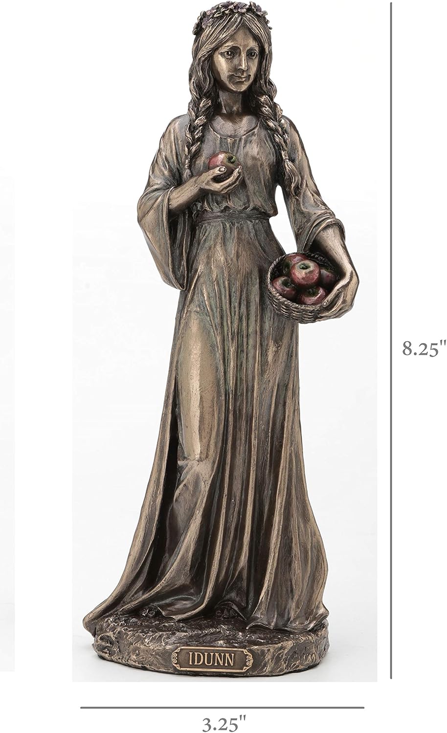 Veronese Design Bronze Finish Idunn Norse Goddess of Spring and Youth Statue