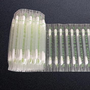 100 pcs Vitamin E Lips Oil Swabs Stick Disposable VE Cotton Swab Protect Lip Gum Anti-dry Moisture For Use Before Teeth Whitening 100 Pcs