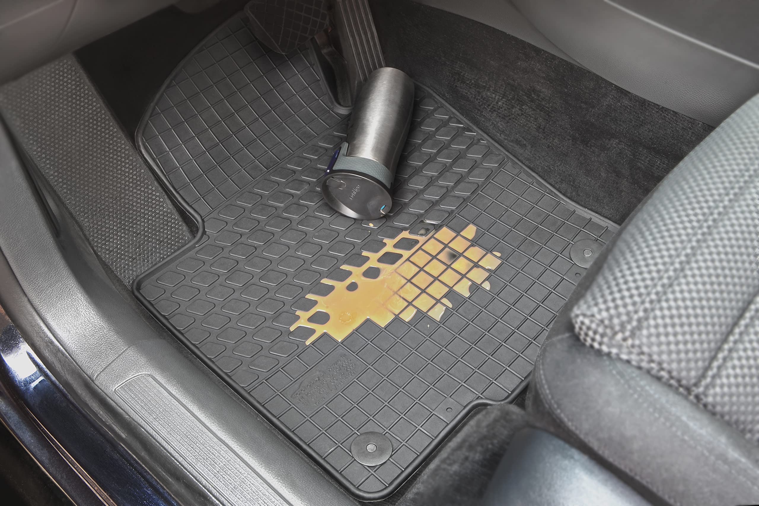 Gummimatten passend für Peugeot 208 II mit Tunnelabdeckung
