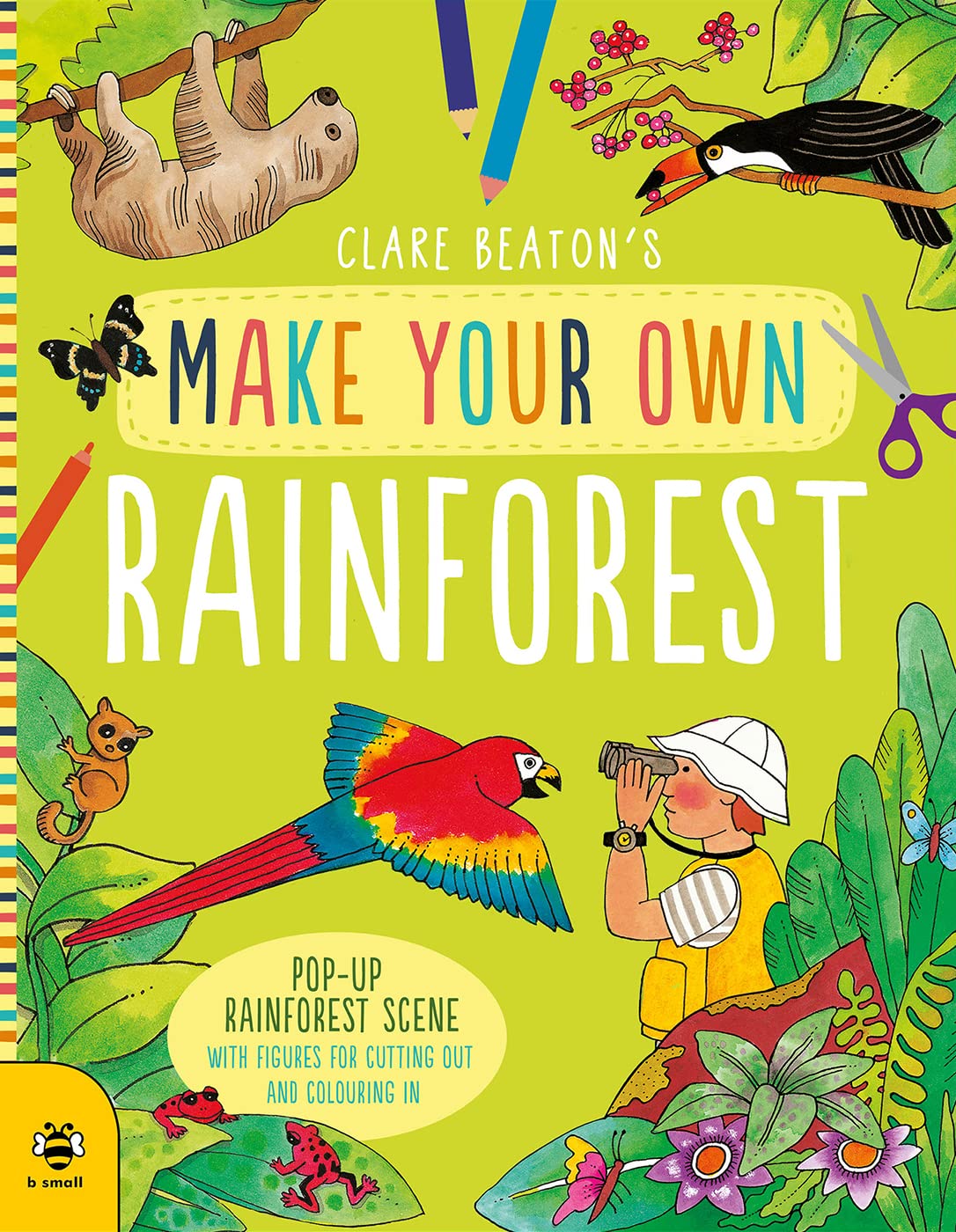 Make Your Own Rainforest: Pop-Up Rainforest Scene with Figures for Cutting out and Colouring in: 1 Paperback – Coloring Book, 3 Feb. 2020