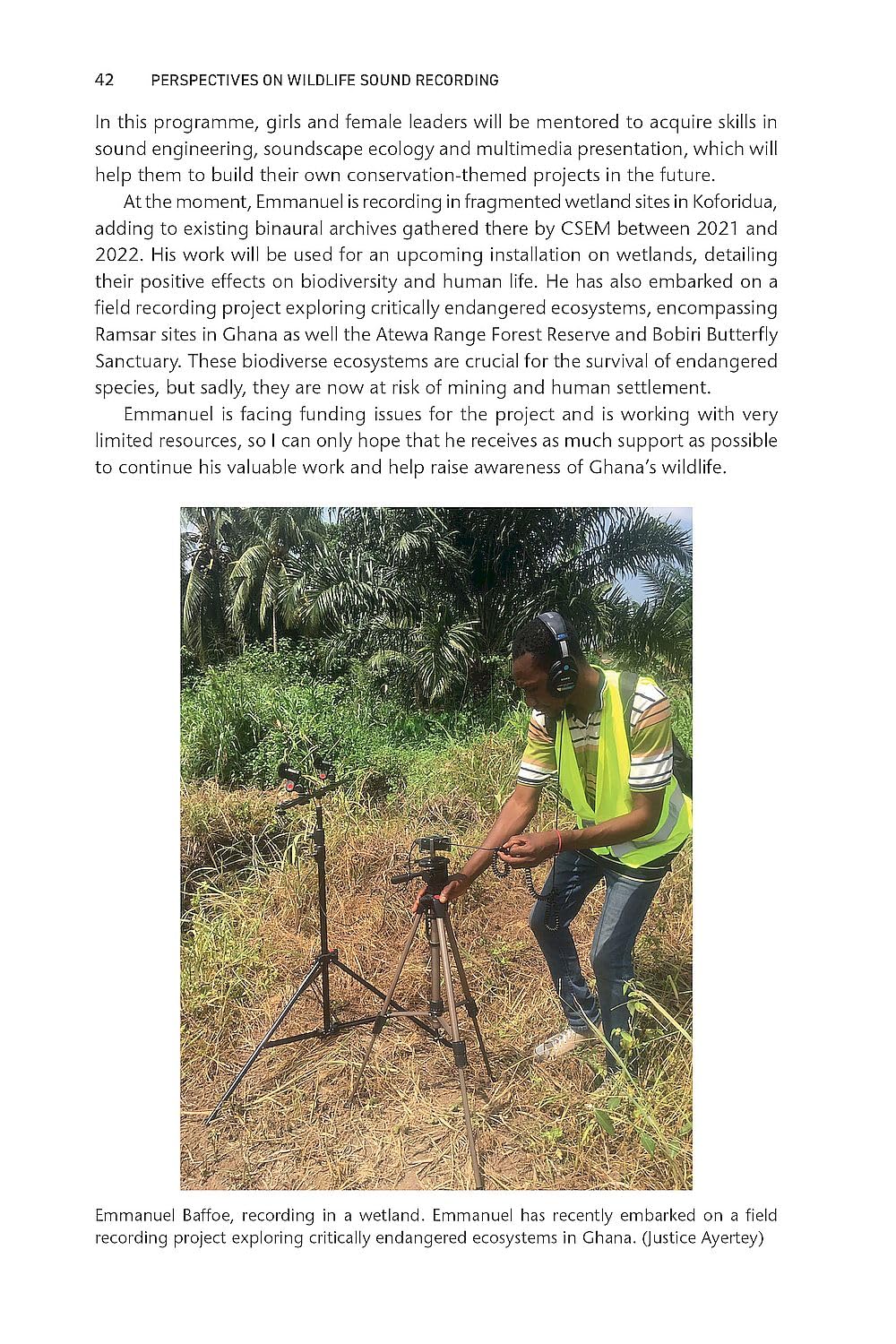 Perspectives on Wildlife Sound Recording: An Overview of Modern Practice