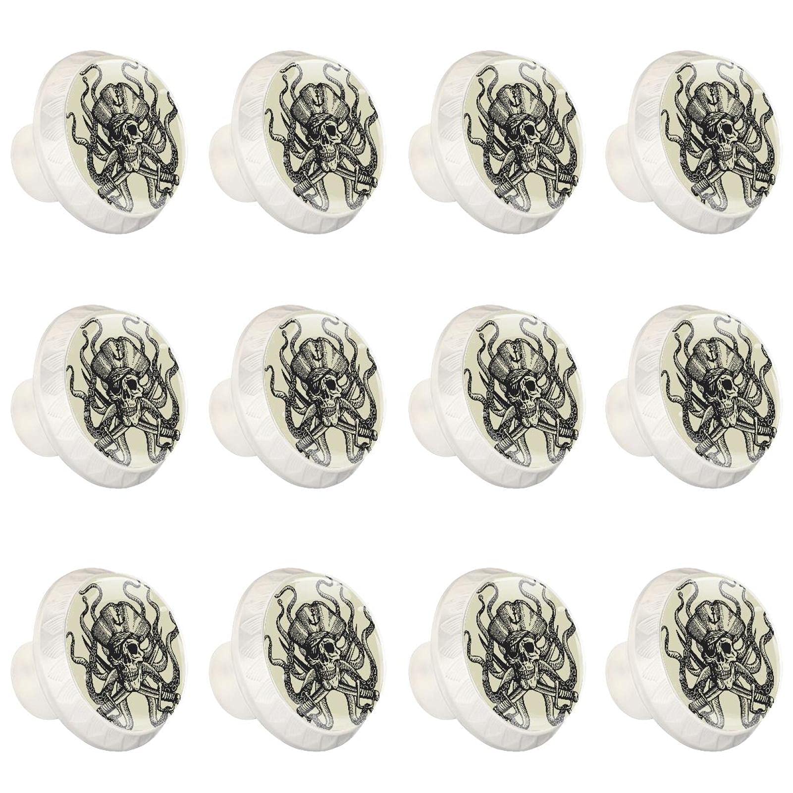 Boutons de placard et tiroir poulpe pour relooker une commode ou un meuble de cuisine rond