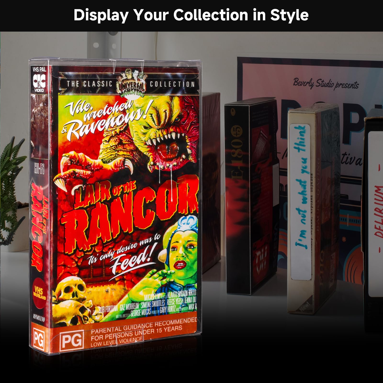 Amazon | yoyobubu VHSテーププロテクターケース 15個パック | VHS