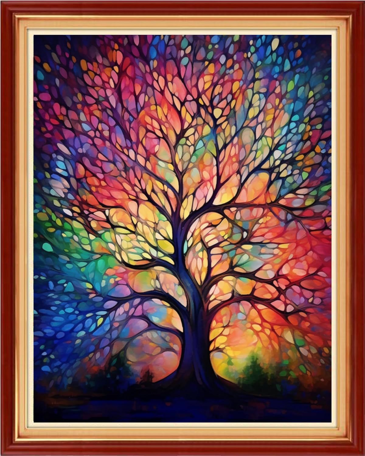 Redxing Stamped Cross Stitch Kits Embroidery kit for Beginners Adults Full Range of Embroidery Patterns Starter Kits DIY Printed Cross Stitch Kits Needlepoint Kits 11CT-Bird Snow Scenery 16x20 inch