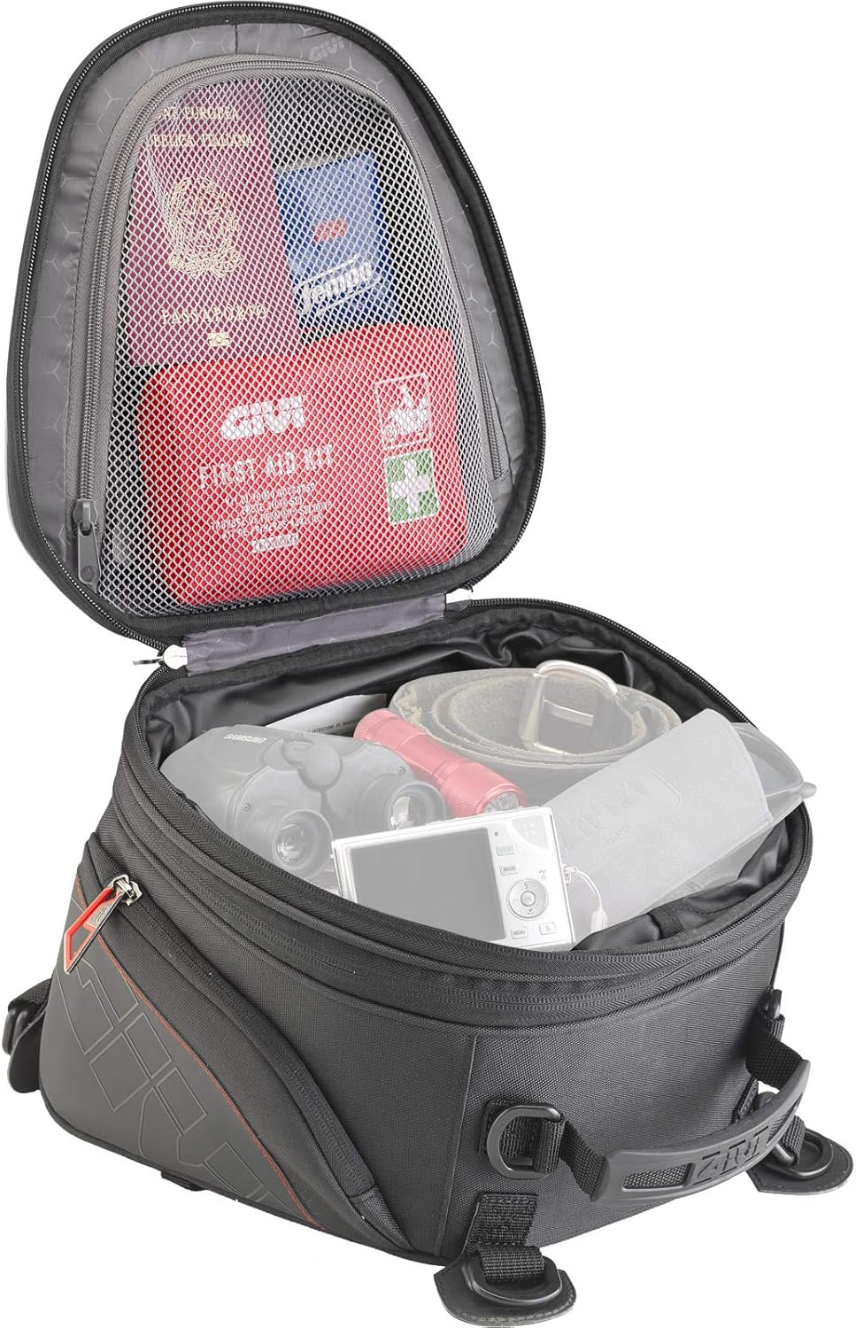 Givi ST607B Saddle Bag Expandable Thermoformed Capacity 22 Litres