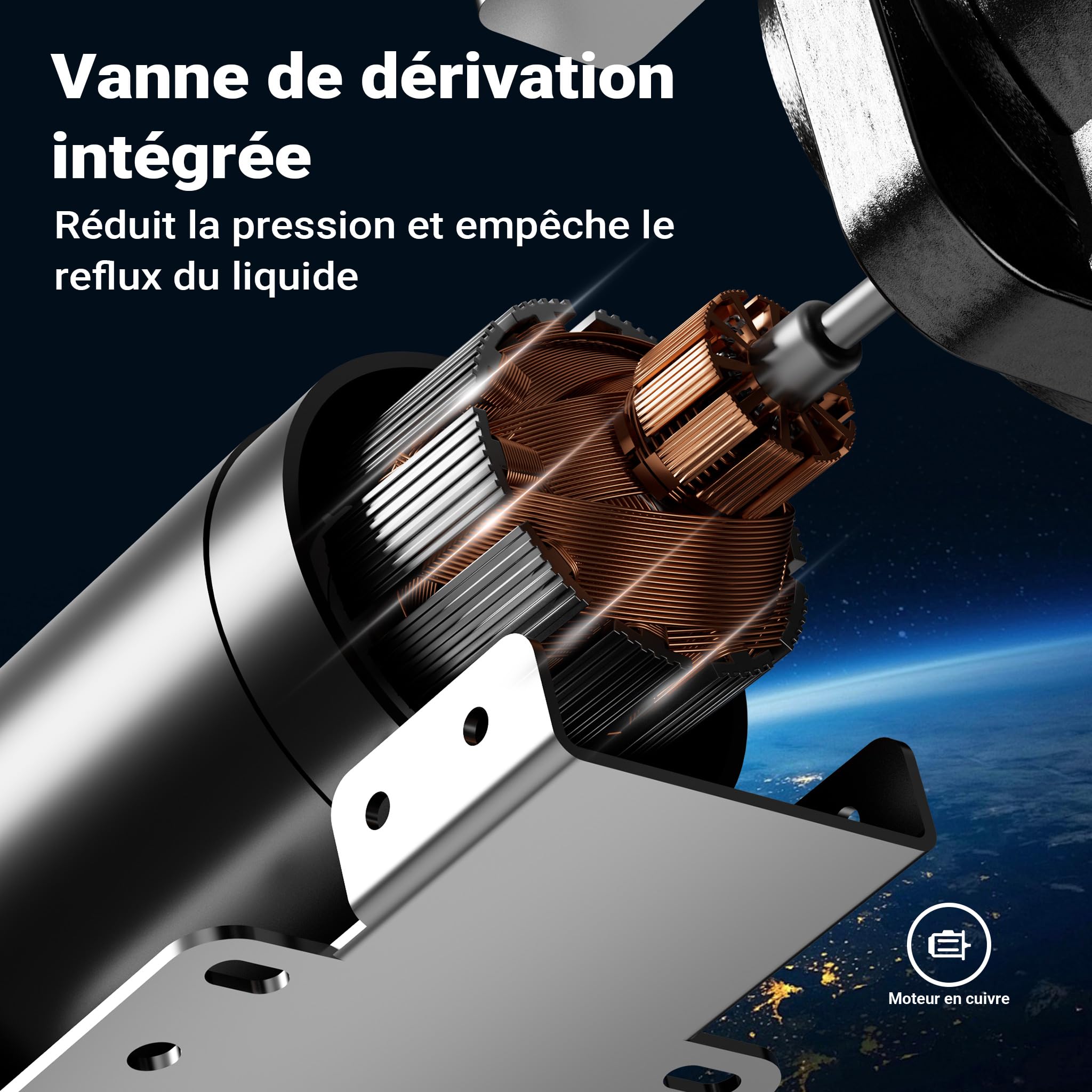 Wiltec Pompe de transfert essence et diesel – pompe 180 W – débit 40 l/min – refoulement max. 10 m, aspiration max. 2 m – Transvasement vide fût