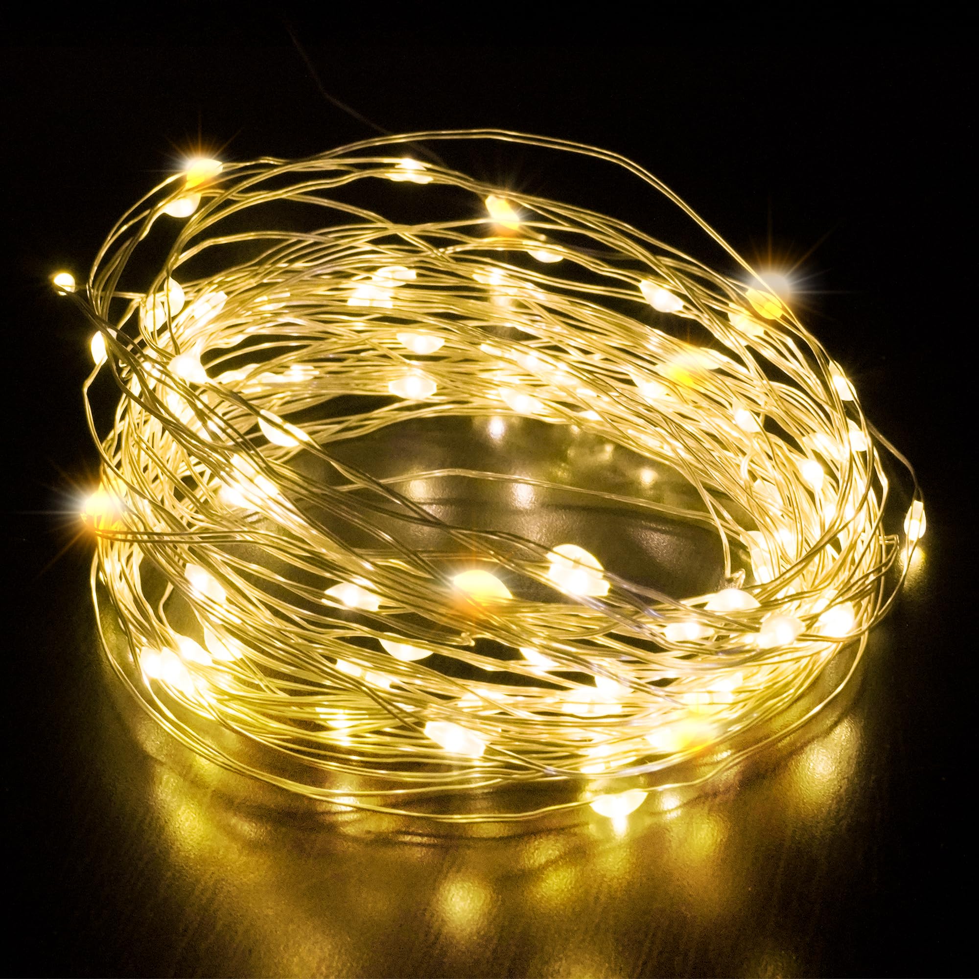 Desiretech 50 Led Battery Fairy Lights, Warm White, 1 Pack