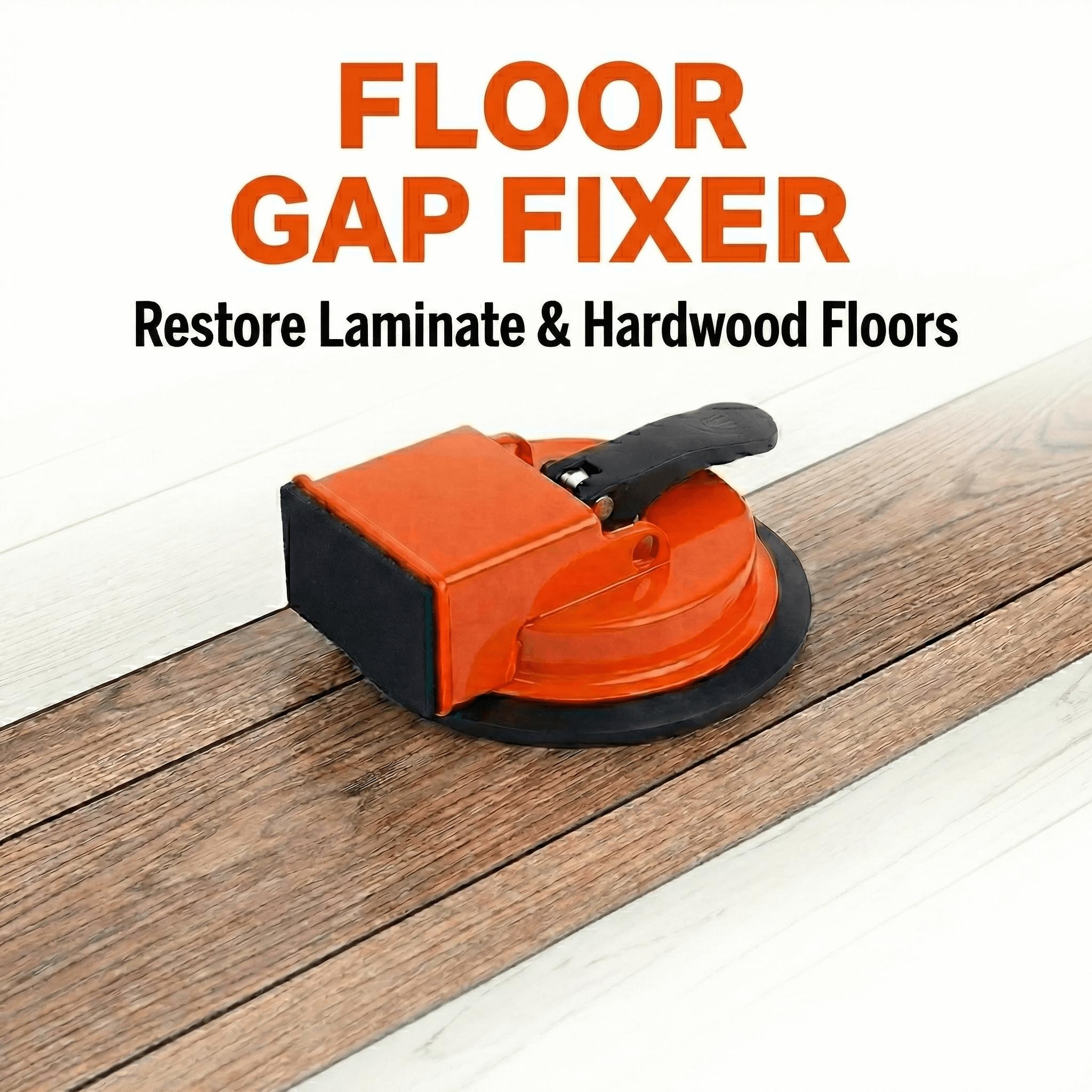 Heavy Duty Floor Gap Fixer Tool, Aluminum Suction Cup for Laminate Vinyl Hardwood Plank Repair Kit, Professional Flooring Seam Setter & Ventouse Plancher Repairing — view 5