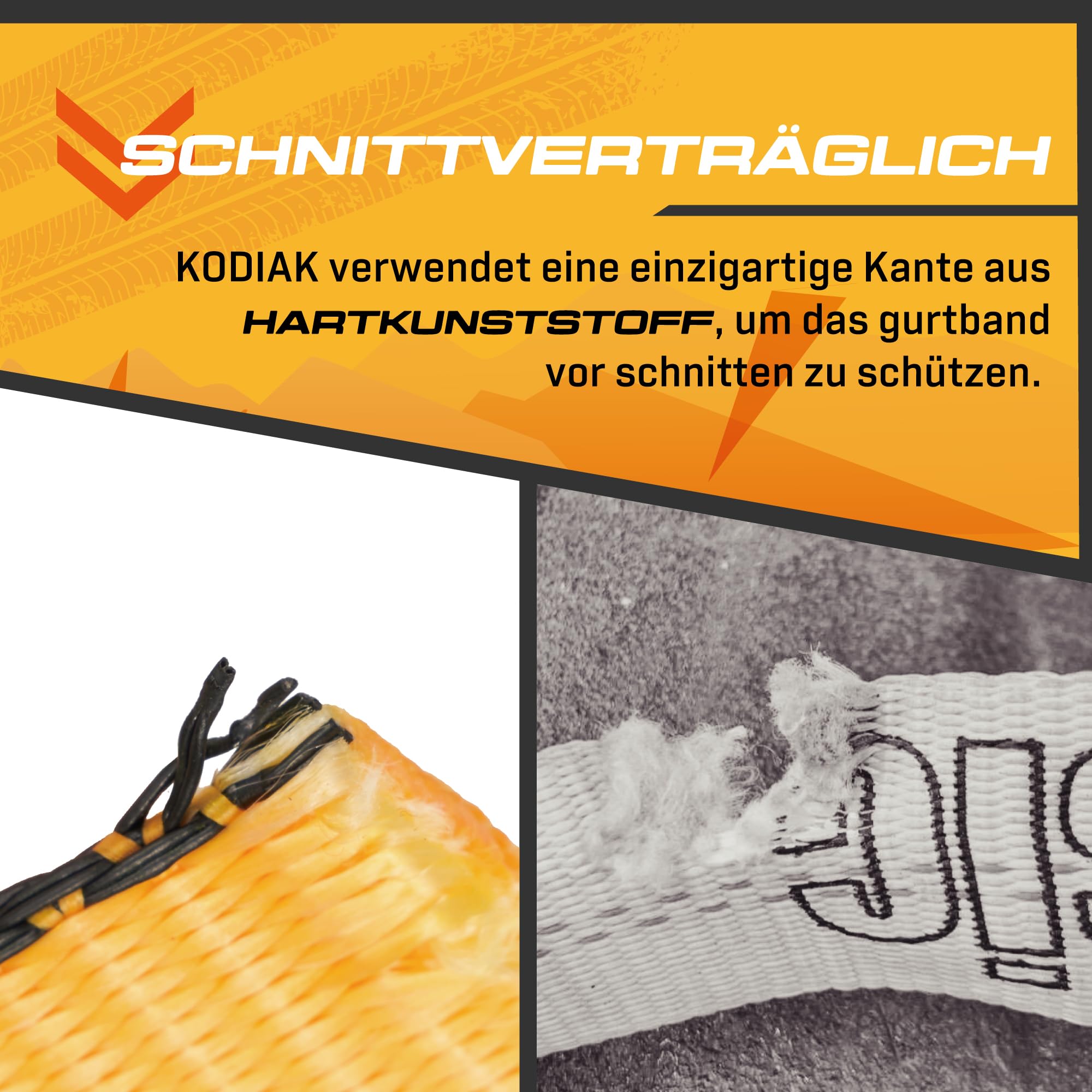 4 Stück 50mm Radspanngurte 2,5m | 5000kg Spanngurt für Autotransport | Mit Antirutschpads & 360° Wirbelhaken | Reifengurte für PKW Trailer KFZ | TÜV Geprüft nach DIN EN 12195-2