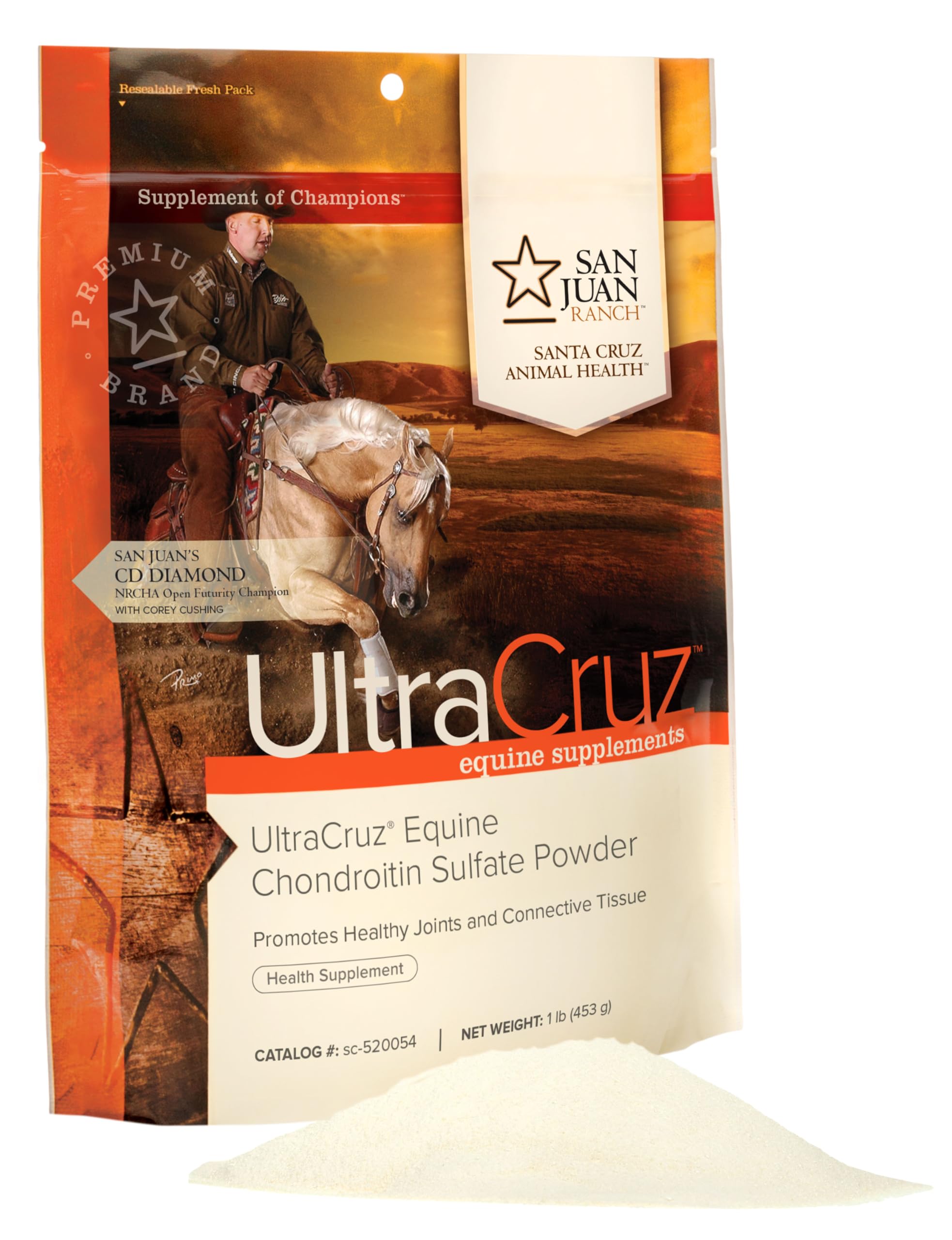 UltraCruz Poudre de sulfate de chondroïtine équine, 0,5 kg