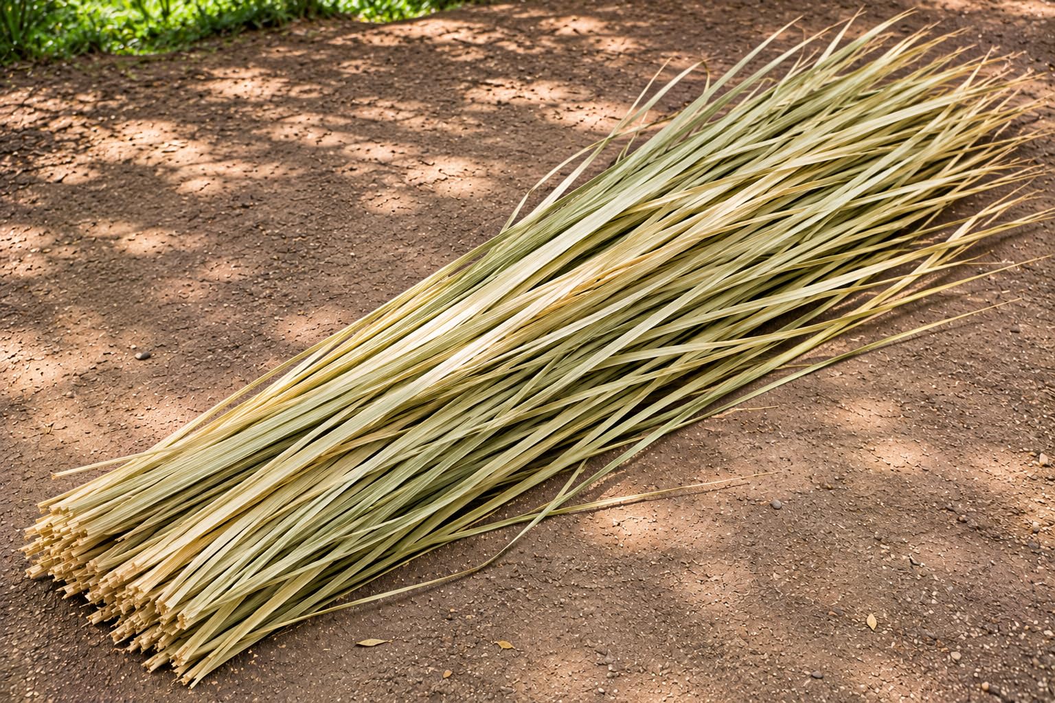 Artificial Look Grass Roof Skirting Trim for Tiki Bar 14 x 42 Inch (14 * 106cm) Pack of 50 pc-image-12