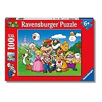 Ravensburger – Puzzles XXL Super Mario | Puzzle Bambini 6 Anni In Su | Puzzle Ravensburger 100 Pezzi | Giochi Per Bambini 36 X 49 Cm | Regalo Bambino 6 Anni O Più