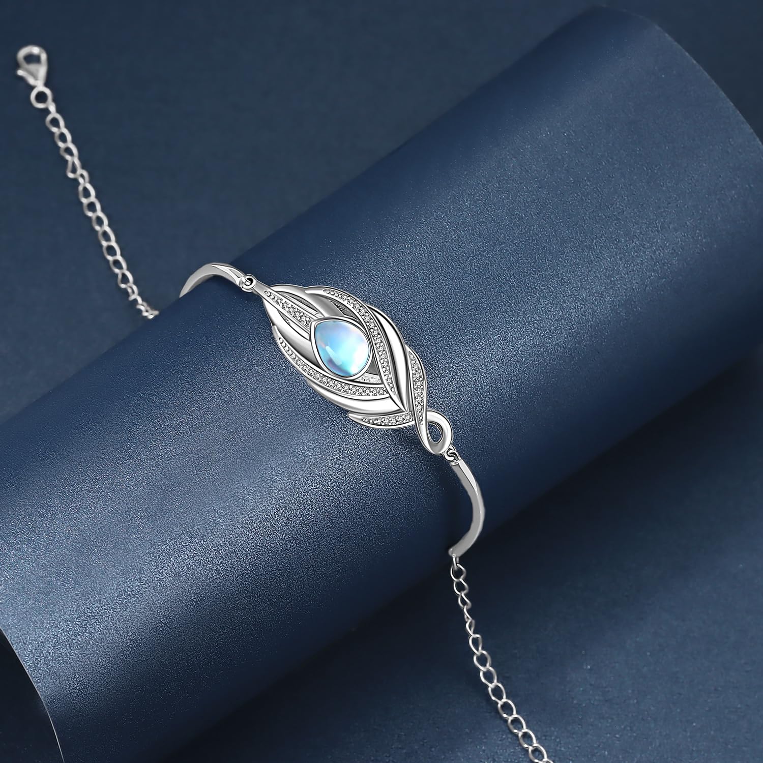 Pulseras Plata Mujer 925 conárbol de la vida, Pulsera Ajustable Joyería Para Mujer, Regalos Originales Para Mujer, Regalo ​para Madre Novia y Esposa Navidad Cumpleaños
