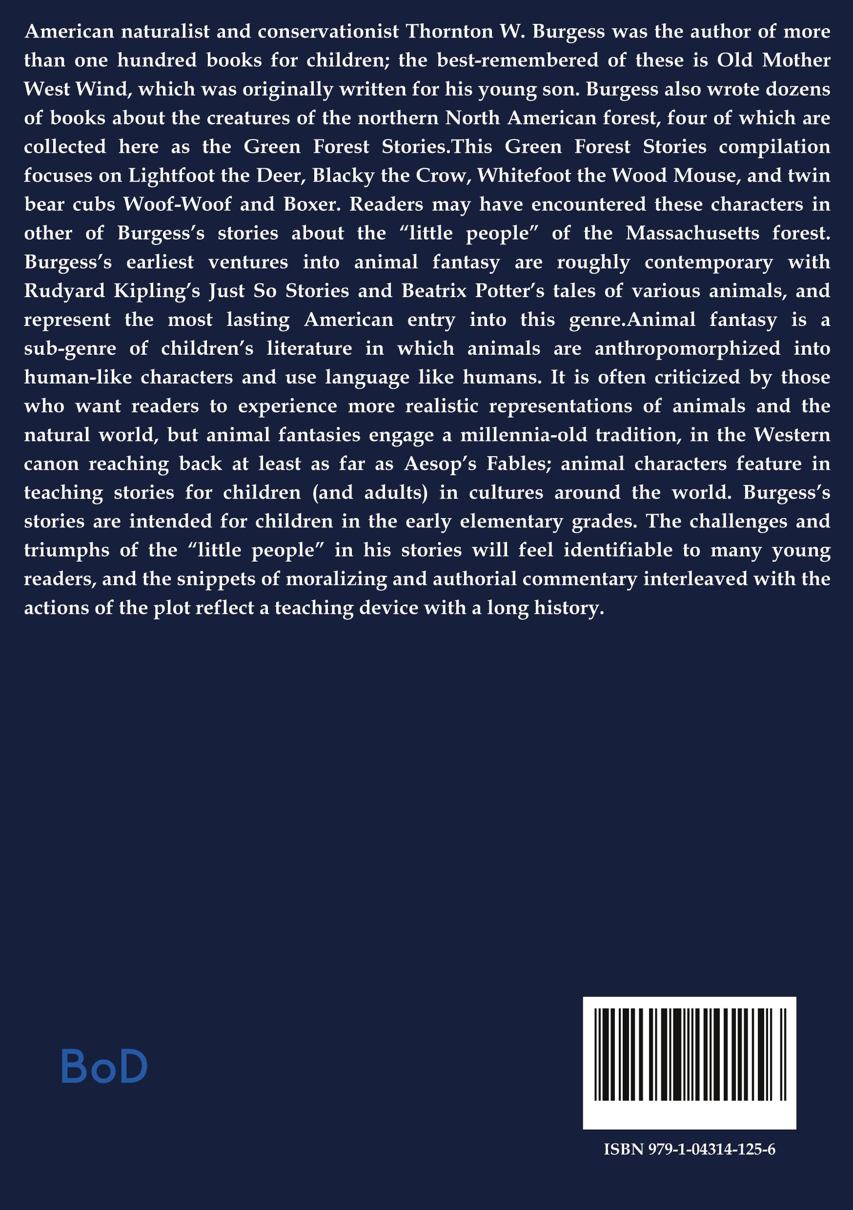 Green Forest Stories: by Thornton W. Burgess