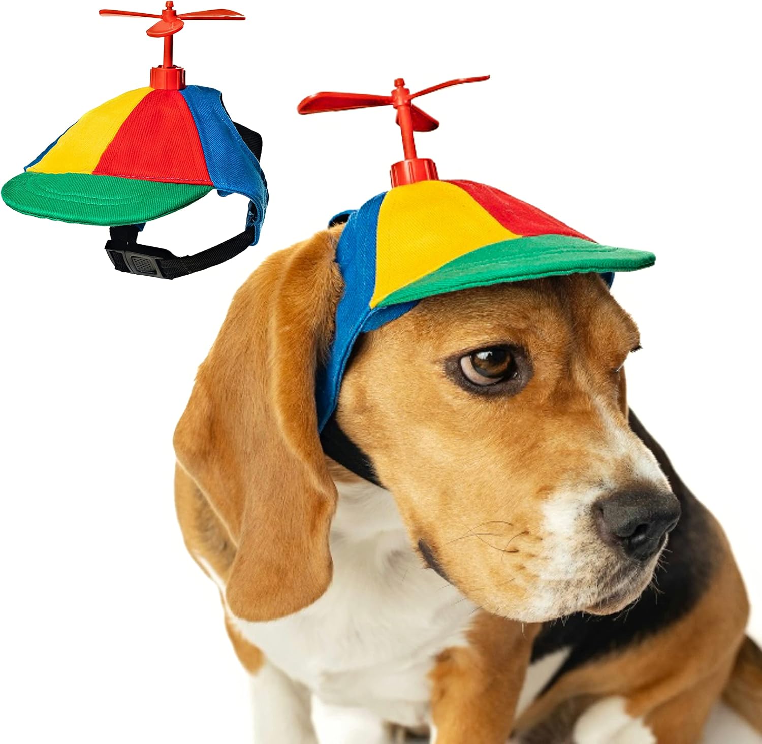 Funny Propeller Dog Hat with Ear Holes 