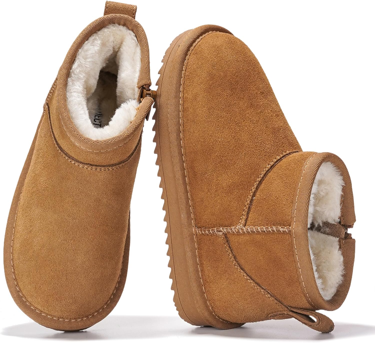 Project Cloud Genuine Leather Girls Boots – Lightweight & Cozy Fur Ankle Boots with Memory Foam – Non Slip Kids Boots for Girls, Perfect for Fall and Everyday Wear Project Cloud Genuine Leather Girls Boots – Lightweight & Cozy Fur Ankle Boots with Memory Foam – Non Slip Kids Boots for Girls, Perfect for Fall and Everyday Wear