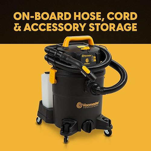 Miniatura 8 de Vacmaster VK609PFR 0201 6 Gallon 5.5 Peak HP 3-in-1 Wet/Dry/Upholstery Shampoo Vacuum Cleaner