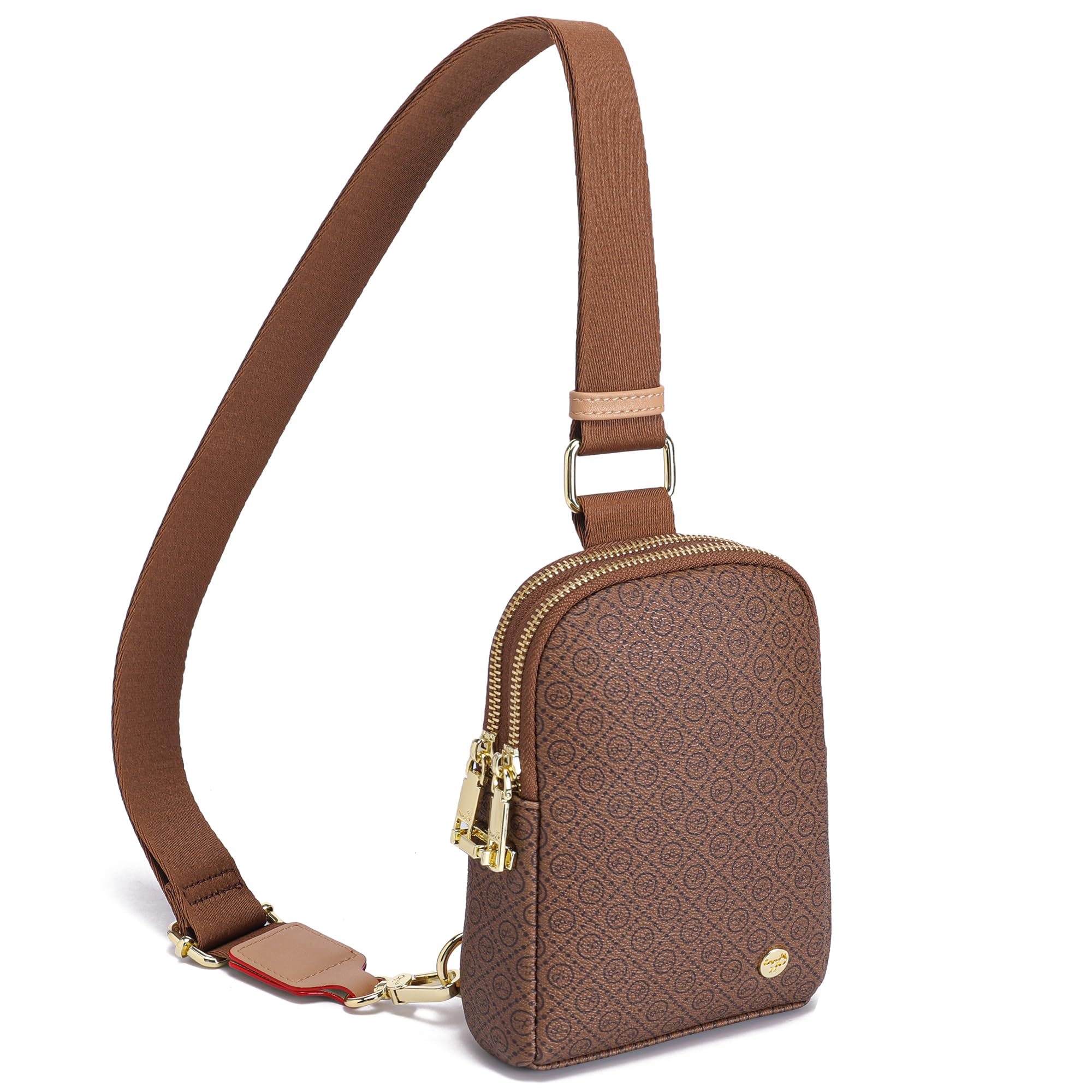 INICAT Small Anti Theft Crossbody Bags for Women, Vegan Leather Sling Cross Body Purse Travel Essentials Teen Girl Gifts