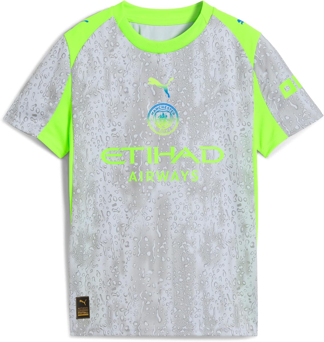 Manchester City FC Kids 2025/26 Third Soccer Jersey | Official replica soccer jersey;short sleeves; regular fit; dryCELL moisture-wicking, breathable fabric