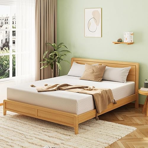 8 Inch Twin Mattress, CertiPUR-US Certified Green Tea Gel Memory Foam Mattress in a Box Fiberglass Free, Kids Mattress for Bunk Bed, 38"×75"×8", Medium