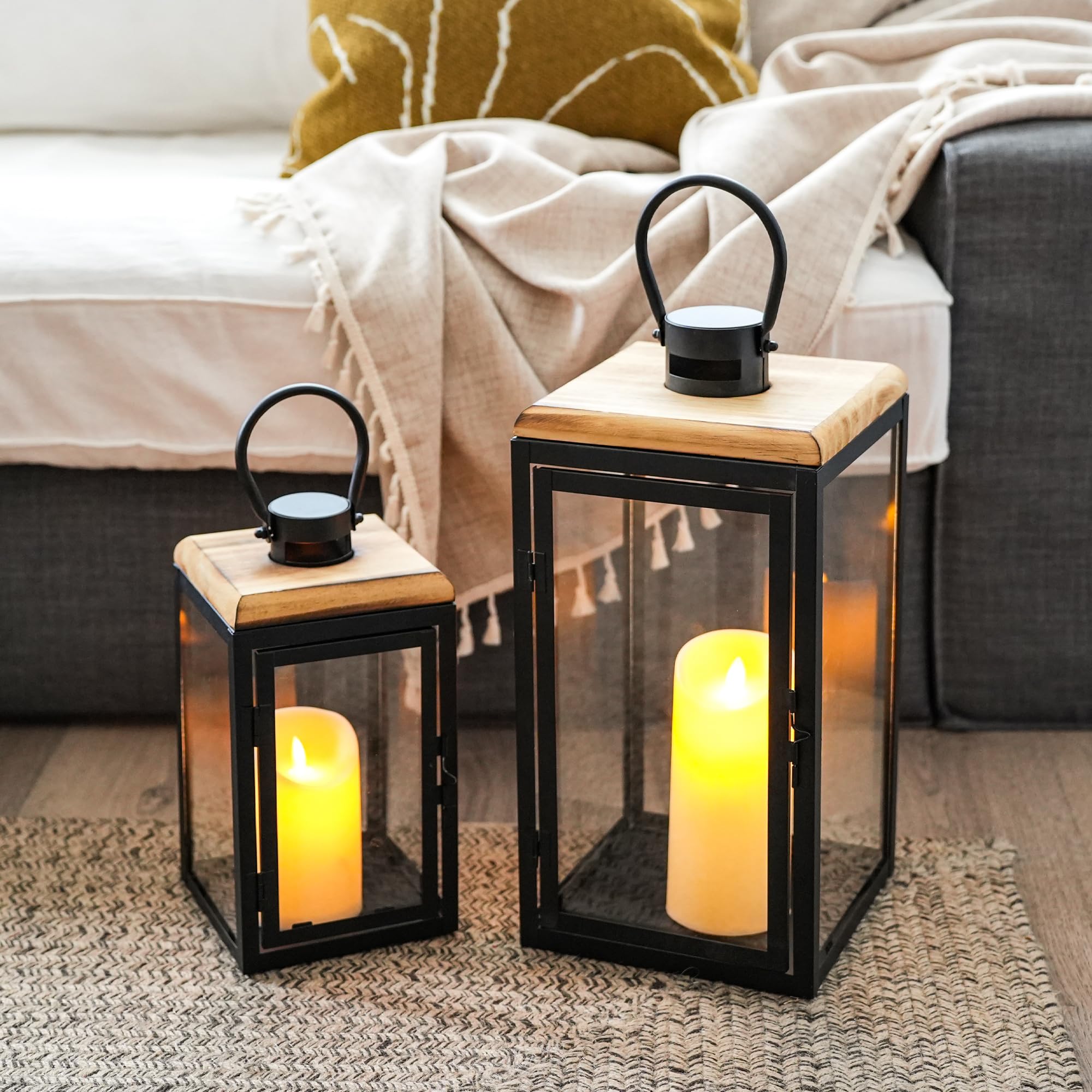 Tyrol Lantern キャンドルランタン Amazon.co.jp: TRIROCKS 装飾キャンドルランタン 2個セット : Home