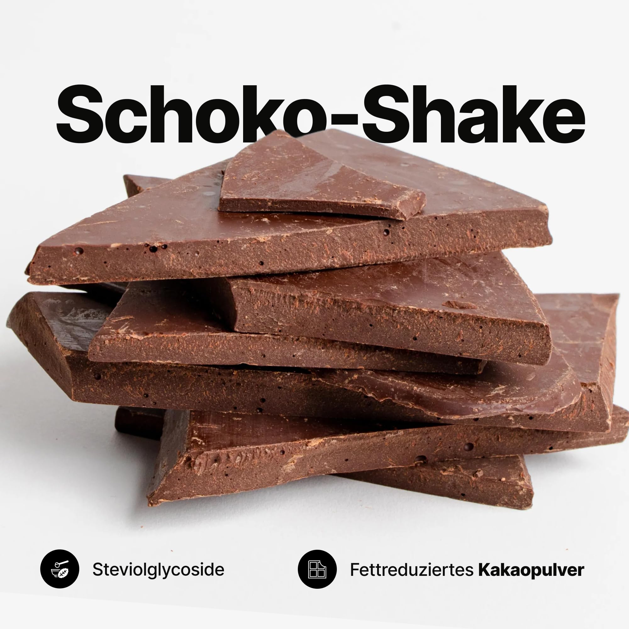 Vilgain Laktosefreies Whey Proteinpulver 1kg - Eiweißpulver Schoko-Shake