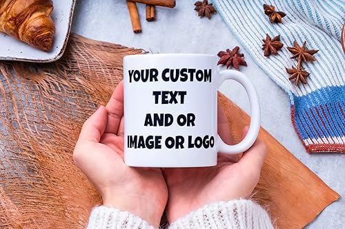 Miniatura 5 de Tazas de café con foto personalizada 11 onzas tazas personalizadas con imagen texto nombre regalos personalizados para el día V novio novia oficina