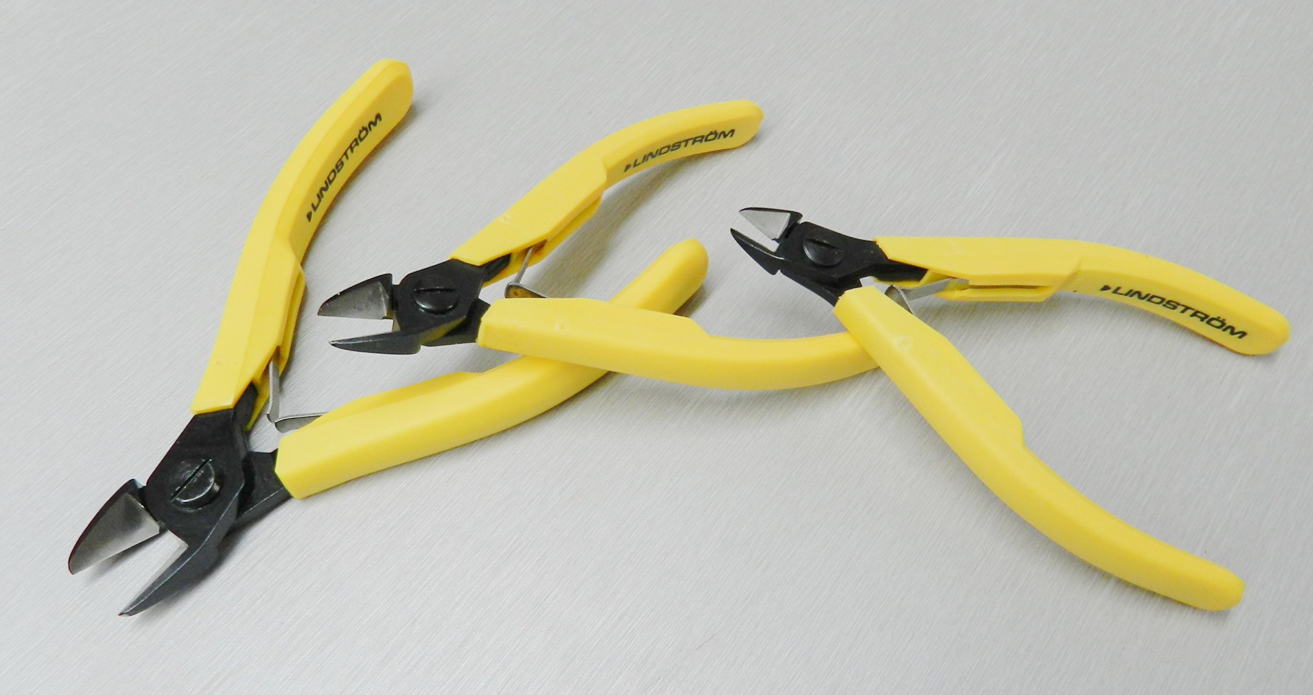 Lindstrom 8140-8150-8160 Series Lot de 3 pinces coupantes à tête ovale (6E)