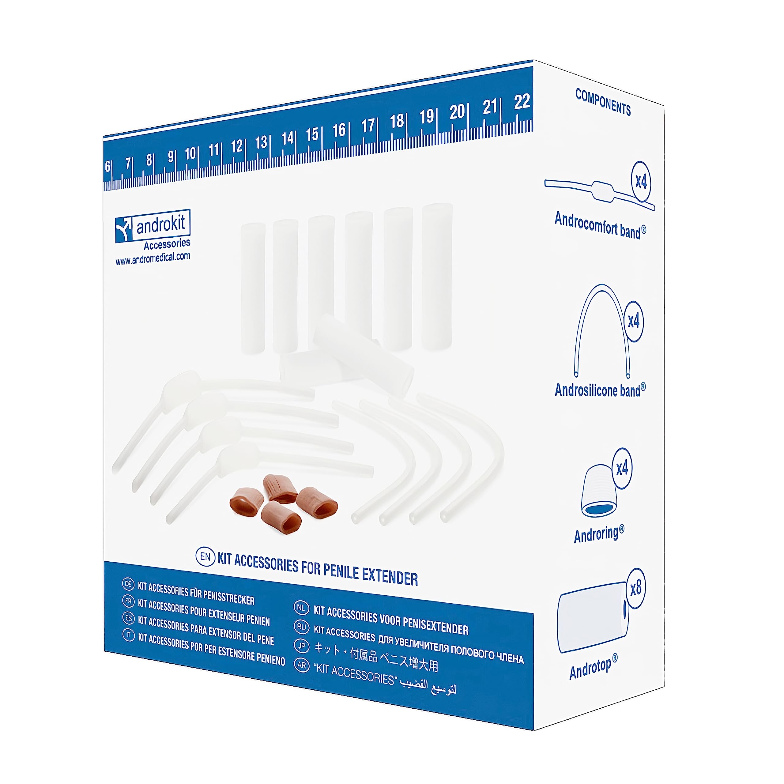 Androkit Accessories de Andromedical | Repuestos y accesorios para Andropenis o Andropeyronie o Androsurgery
