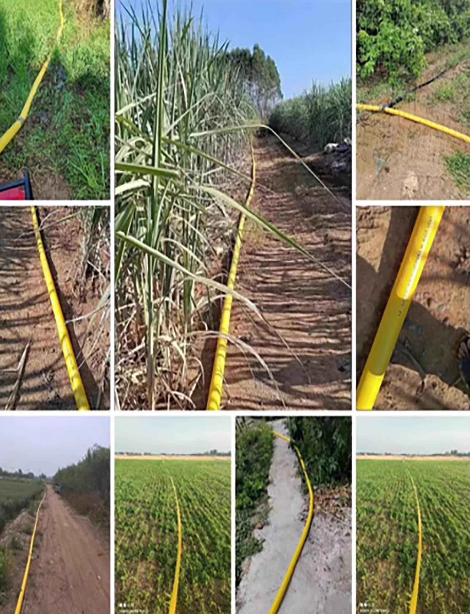 Wąż do pompy wodnej, Rura węża wylotowego Layflat do płukania wstecznego basenu 1,5 cala z 2 zaciskami w wielu rozmiarach(50meter)