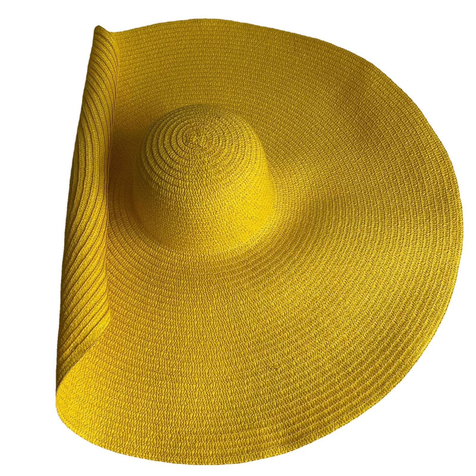 Maxtonser Holiday Sunshade Sun Hat Outdoor Beach Oversized Straw Hat Sunscreen Hat Must Have Item for Women Girl