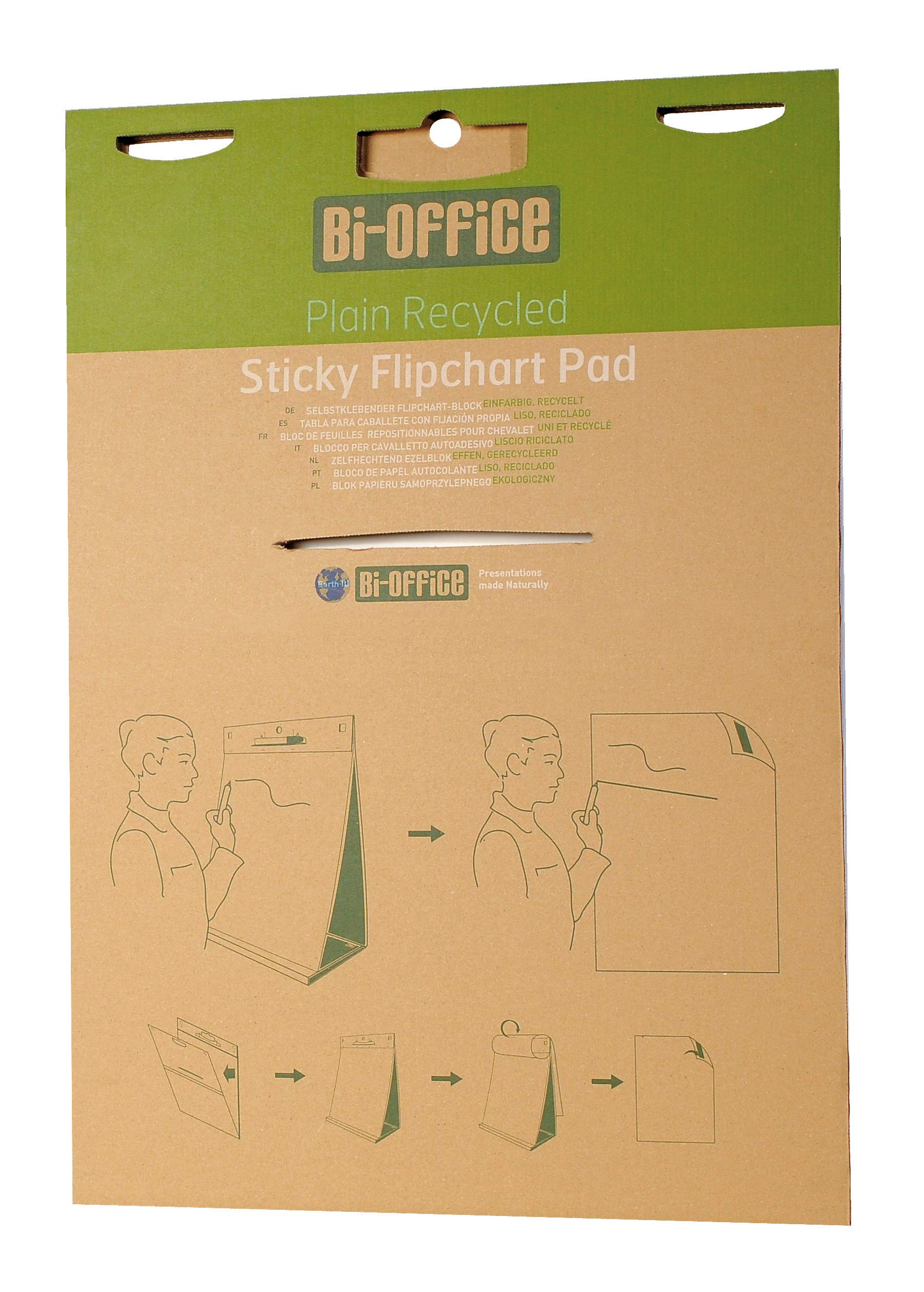 Lavagna A Fogli Mobili Con Blocco Carta Adesiva - 20 Fogli 70g/m² Per Ufficio O Scuola, 500x585 Mm - Foto 9