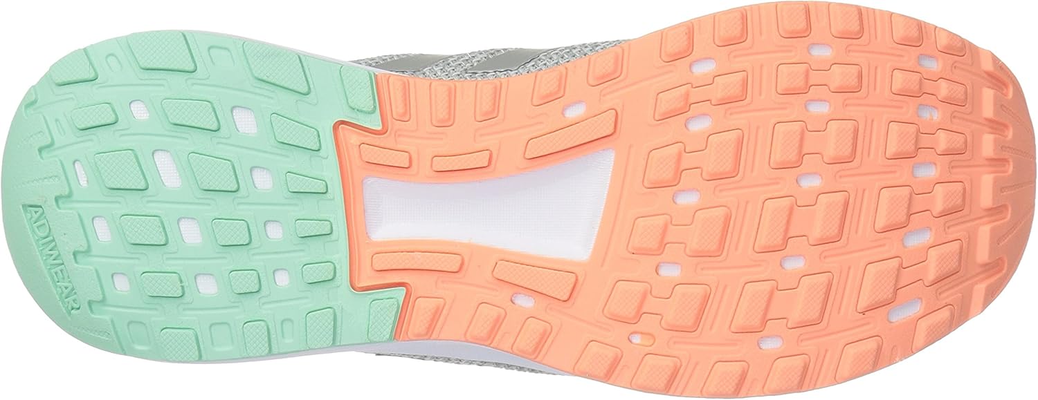 adidas Men's Duramo 9 Running Shoe 7.5 Grey/Grey/Chalk Coral