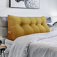 Vista 1 de Almohada de cabecera de cuña para reposo en cama, almohada de lectura, almohadas triangulares, cabecero triangular, relleno de hueco, cojín