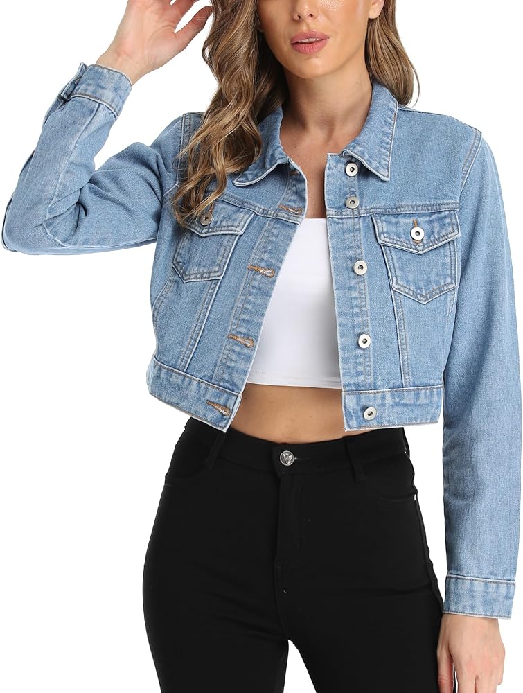 Cropped Jean Jacket